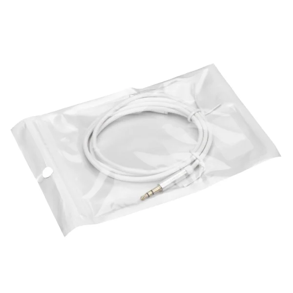 Audio cable AUX Type-C to 3,5 mm, white 3