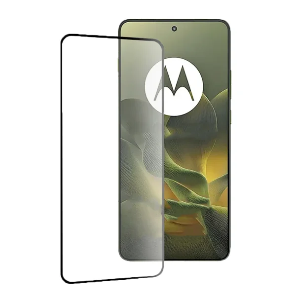 Стъклен протектор 5D Full Glue за Motorola Edge 70, черен 3