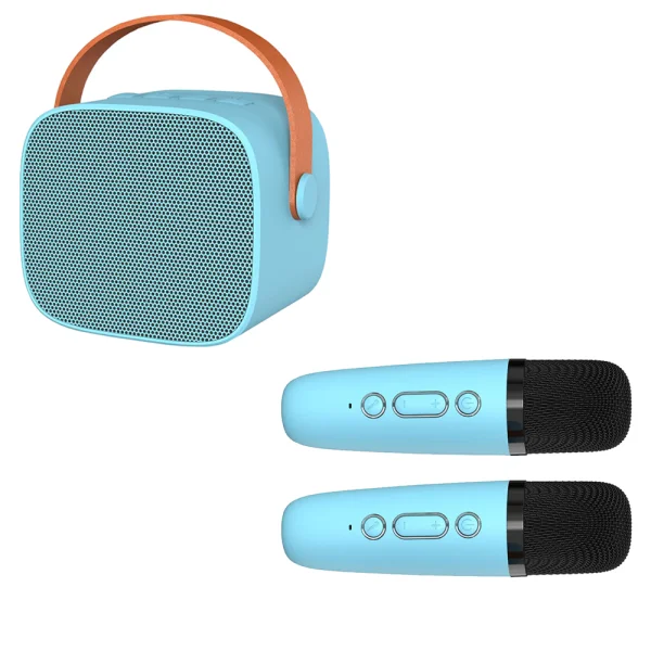 Portable speaker Blavec Bluetooth WS-07 Karaoke Party ,5W, 2 microfone, blue 2
