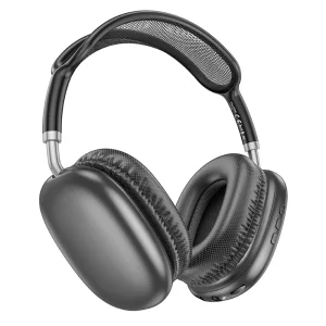 Слушалки с микрофон Borofone Headphones BO22 Plus Elegant, bluetooth, тъмно сив