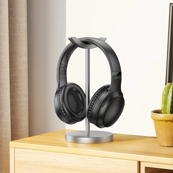 Headphones with microphone Borofone Headphones BO29 Fascinador, bluetooth, black 4