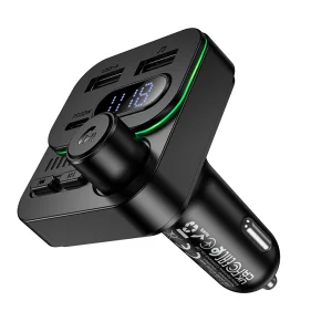 Трансмитер Borofone FM Transmitter ,BC61, Ocean, 2xUSB+Type C, PD, 45W, черен 3
