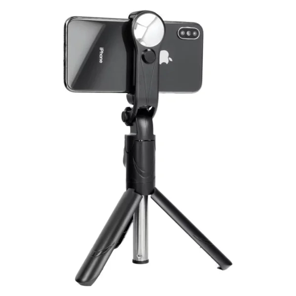 Selfie Stick with Mirror SSTR-11 Tripod (Bluetooth Remote Control), Black 1