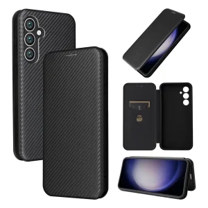 Калъф Тефтер Enviro Fiber за Samsung Galaxy S23 FE, Черен 4