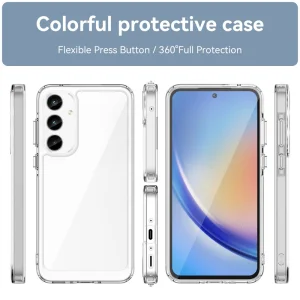 Удароустойчив калъф Acrylic за Samsung Galaxy A35 5G, Прозрачен 4