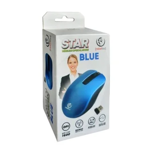 Wireless mouse Rebeltec Star wireless, Blue 3