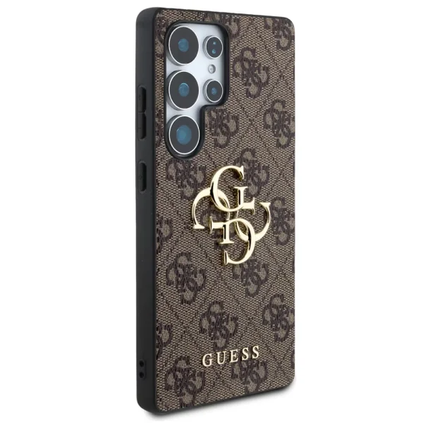 Калъф GUESS, PU 4G Metal Logo за Samsung Galaxy S25 Ultra, GUHCS25L4GMGBR, Кафяв 2