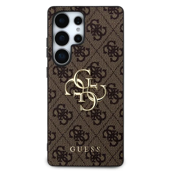 Калъф GUESS, PU 4G Metal Logo за Samsung Galaxy S25 Ultra, GUHCS25L4GMGBR, Кафяв 3