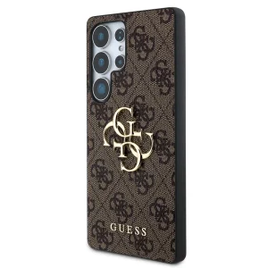Калъф GUESS, PU 4G Metal Logo за Samsung Galaxy S25 Ultra, GUHCS25L4GMGBR, Кафяв 4