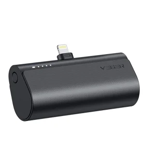 Универсална външна батерия Veger W0556P PlugOn 5000mah lightning PD 20W, черен