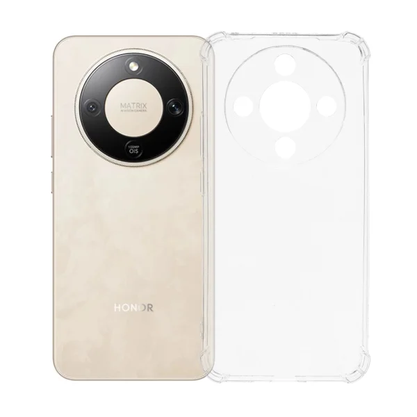 Силиконов калъф Drop-proof за Honor Magic8 Lite 5G / X9d 5G / X70 5G, Прозрачен 1