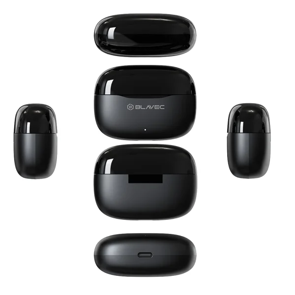 Слушалки Blavec TWS Bluetooth BW-08 Speak AI (BW08SA-B), черен 3