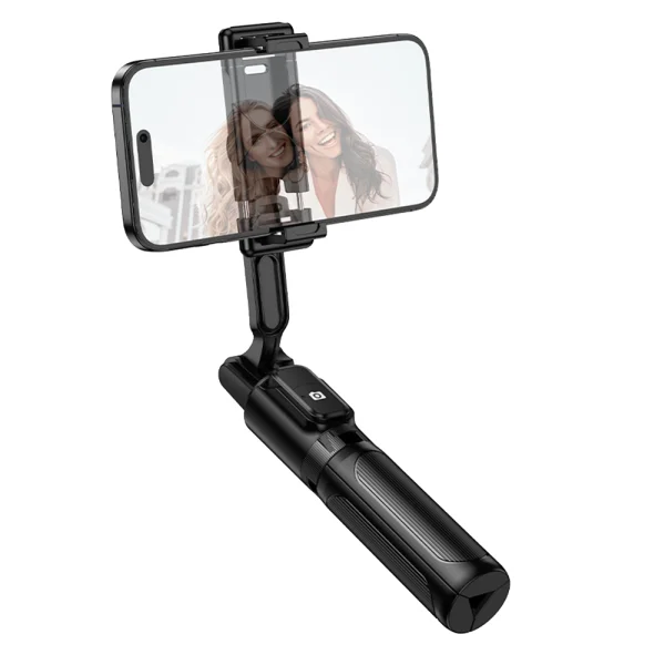 Селфи стик с трипод BOROFONE BY14 Graceful Bluetooth + Tripod (remote control), черен 4