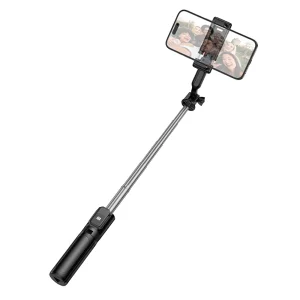 Селфи стик с трипод BOROFONE BY14 Graceful Bluetooth + Tripod (remote control), черен 3
