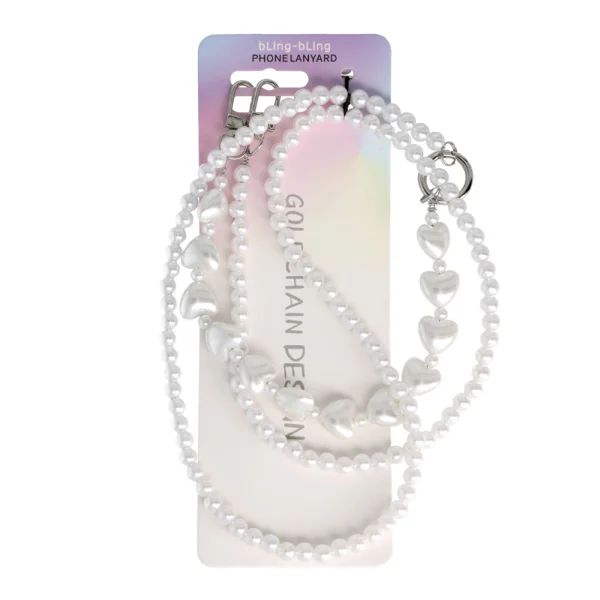 Universal phone strap GSD-31, white 2
