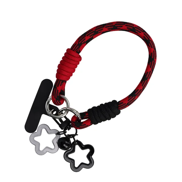 Universal phone strap FZ-11, black-red 2