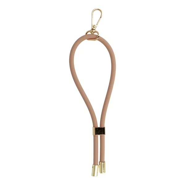 Universal phone strap GSN-1 Short Silikone, beige 1