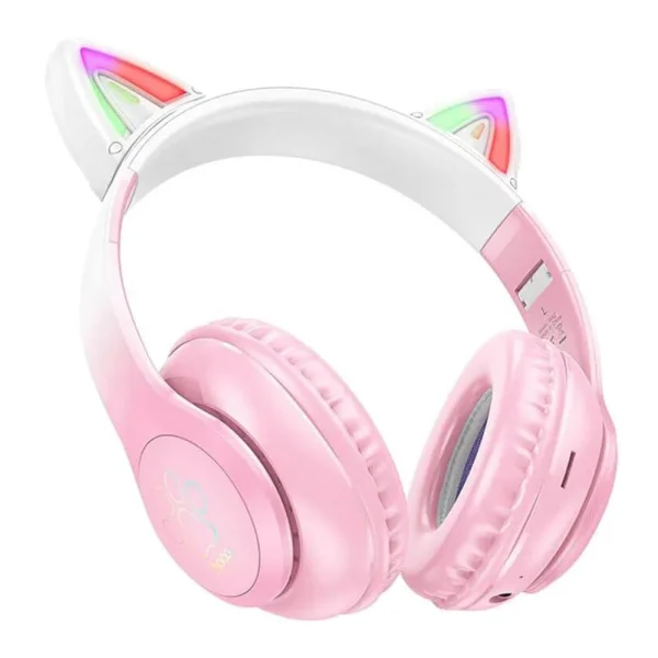 Безжични слушалки Catear Hoco W42 Bluetooth, розов 2