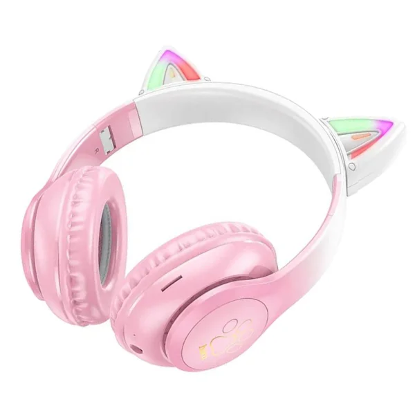 Безжични слушалки Catear Hoco W42 Bluetooth, розов 3