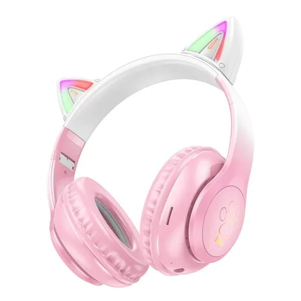 Безжични слушалки Catear Hoco W42 Bluetooth, розов 1