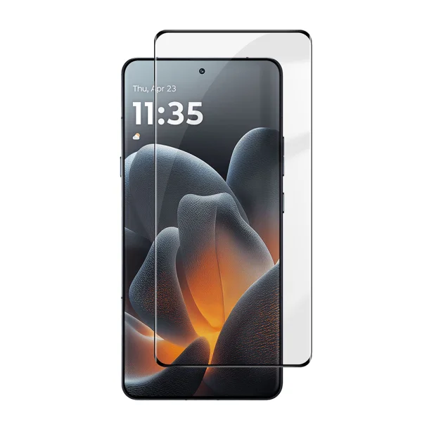 Стъклен протектор HD Full за Motorola Signature 5G / Moto X70 Air Pro 5G, черен 1