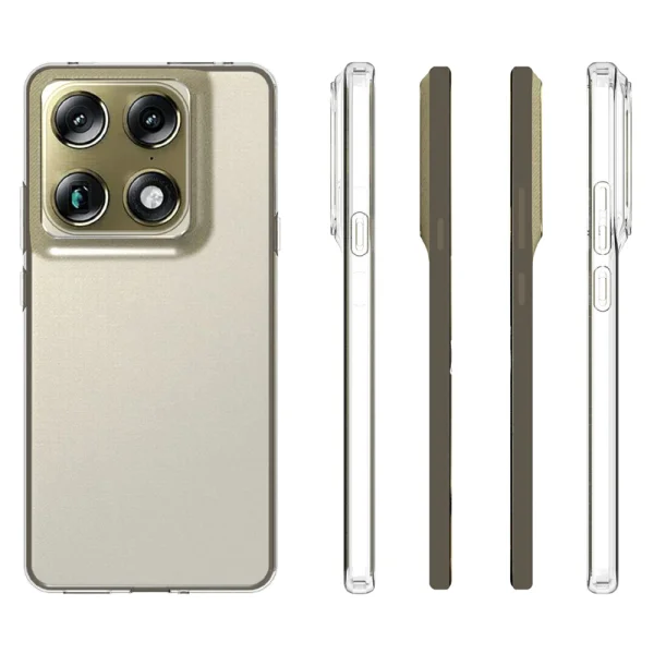 Силиконов калъф Wear-resistant за Motorola Signature 5G / Moto X70 Air Pro 5G, прозрачен 2