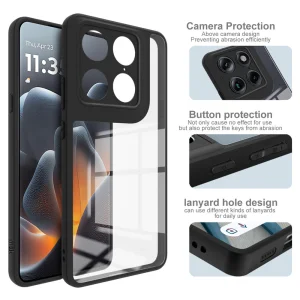 Калъф IMAK UX-5 за Motorola Edge 70 Ultra 5G / X70 Air Pro 5G / Signature 5G, прозрачен 4