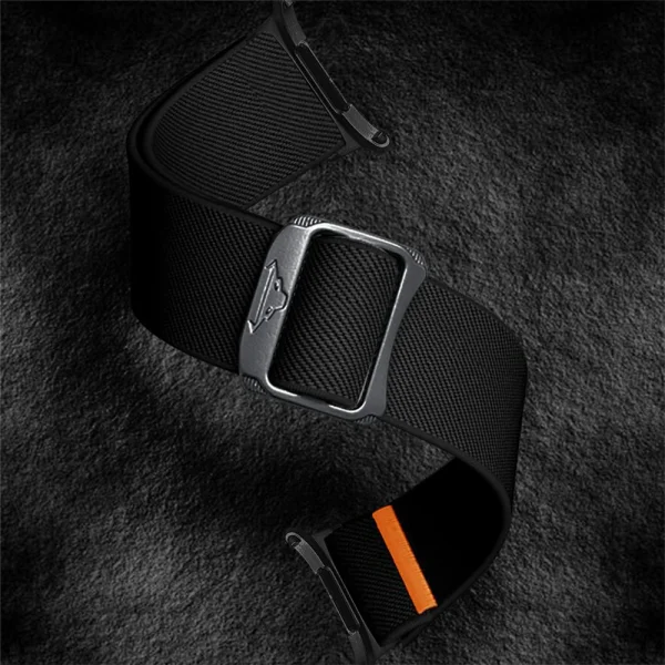 Silicone strap for Samsung Galaxy Watch Ultra 47mm, black 3
