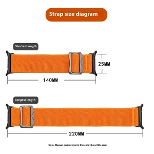 Silicone strap for Samsung Galaxy Watch Ultra 47mm, orange 3