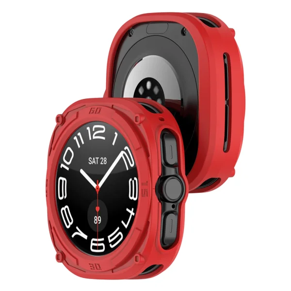Силиконов протектор за Samsung Galaxy Watch Ultra 47mm, червен 3
