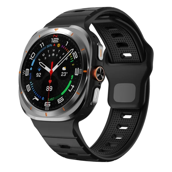 Silicone strap Band for Samsung Galaxy Watch Ultra 47mm, black 1