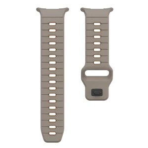Силиконова каишка Band за Samsung Galaxy Watch Ultra 47mm, кафяв-бежов 5