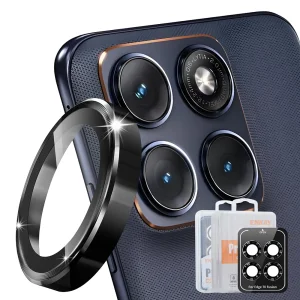 Стъклен протектор за камера ENKAY за Motorola Edge 70 Fusion+ 5G / Edge 70 Fusion 5G (lens only), черен