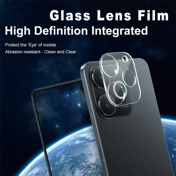 IMAK camera glass protector for Realme Note 70T 4G, transparent 2
