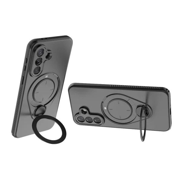 Shockproof case Rotating Kickstand for Samsung Galaxy A57 5G, black 4