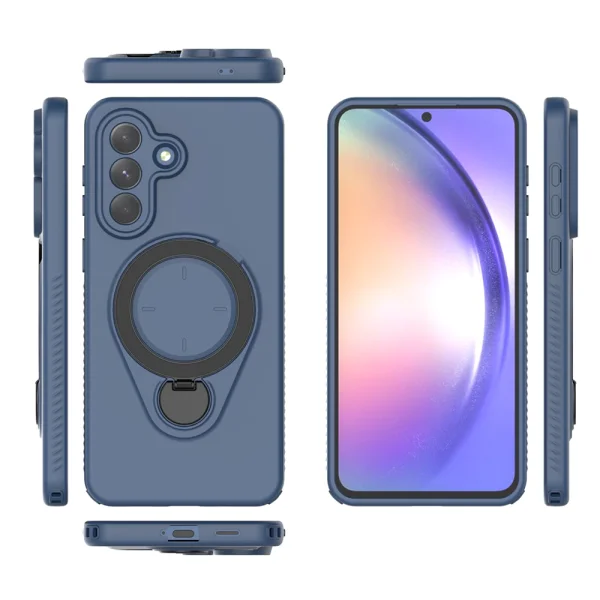 Shockproof case Rotating Kickstand for Samsung Galaxy A57 5G, blue 3