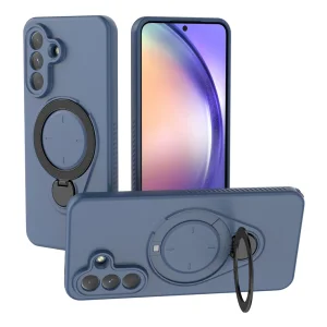 Удароустойчив калъф Rotating Kickstand за Samsung Galaxy A57 5G, син
