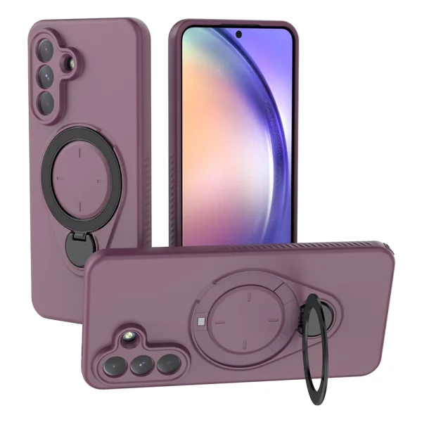 Shockproof case Rotating Kickstand for Samsung Galaxy A57 5G, purple 2