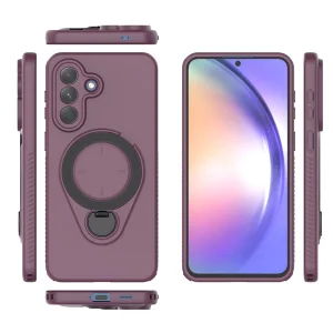 Shockproof case Rotating Kickstand for Samsung Galaxy A57 5G, purple 3