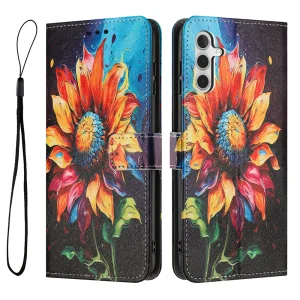 Калъф тефтер Pattern Printing за Samsung Galaxy A57 5G, слънчоглед