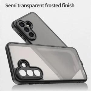Shockproof case Frosted Translucent Drop-Proof for Samsung Galaxy A57 5G, black 4