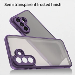 Удароустойчив калъф Frosted Translucent Drop-Proof за Samsung Galaxy A57 5G, лилав 4
