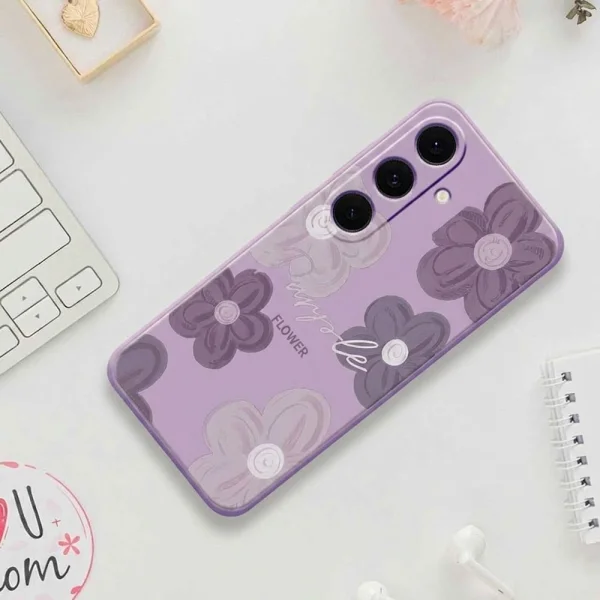Калъф Printing Straight за Samsung Galaxy A57 5G, лилав 2