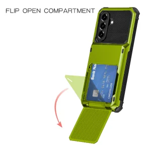 Shockproof case Dual Layer for Samsung Galaxy A57 5G, green 3