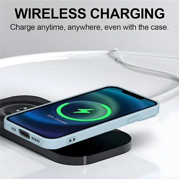 Калъф Magnetic Solid Color за Samsung Galaxy A57 5G, син 3