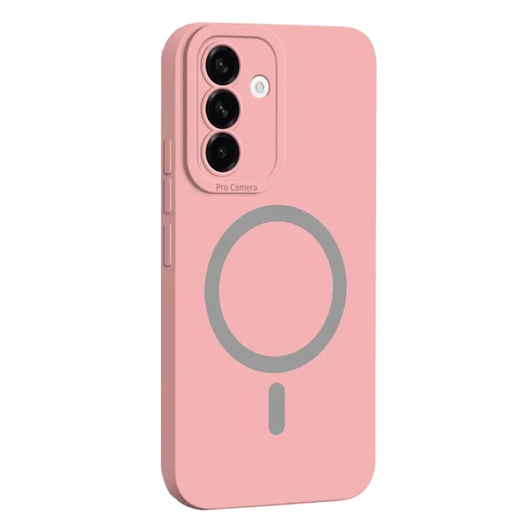 Magnetic Solid Color case for Samsung Galaxy A57 5G, pink 2