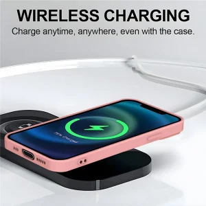 Magnetic Solid Color case for Samsung Galaxy A57 5G, pink 3