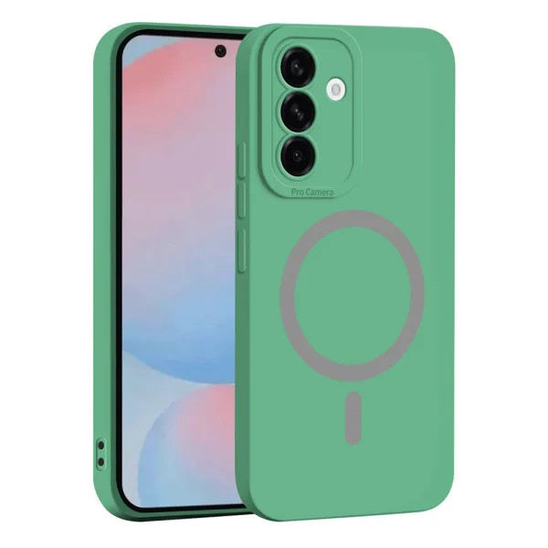 Калъф Magnetic Solid Color за Samsung Galaxy A57 5G, зелен 1