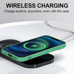 Калъф Magnetic Solid Color за Samsung Galaxy A57 5G, зелен 3