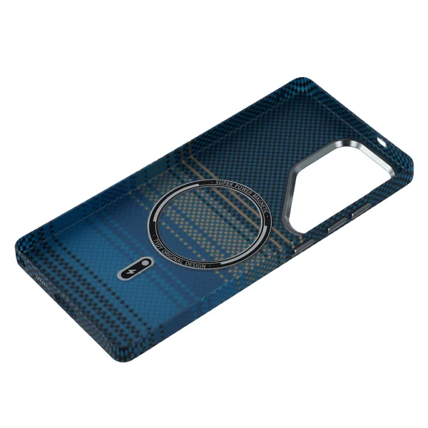 Magnetic Metal Frame case for Samsung Galaxy S26 Ultra, dark blue 5